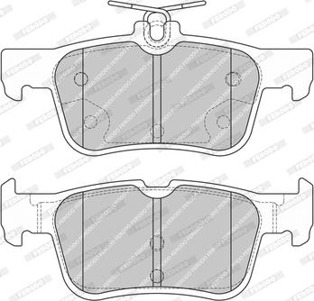 Ferodo FDB4864-D - Комплект спирачно феродо, дискови спирачки vvparts.bg