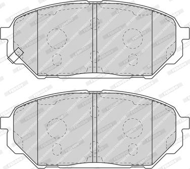 Ferodo FDB4889-D - Комплект спирачно феродо, дискови спирачки vvparts.bg