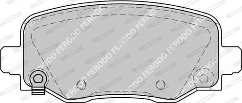 Ferodo FDB4883-D - Комплект спирачно феродо, дискови спирачки vvparts.bg