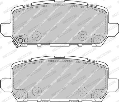 Ferodo FDB4838-D - Комплект спирачно феродо, дискови спирачки vvparts.bg