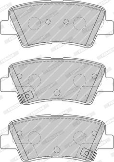 Ferodo FDB4833-D - Комплект спирачно феродо, дискови спирачки vvparts.bg