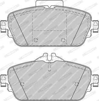 Ferodo FDB4870-D - Комплект спирачно феродо, дискови спирачки vvparts.bg