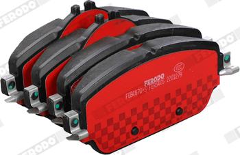 Ferodo FDB4870-S - Комплект спирачно феродо, дискови спирачки vvparts.bg