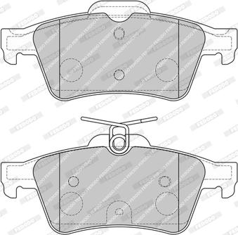 Ferodo FDB4399-D - Комплект спирачно феродо, дискови спирачки vvparts.bg