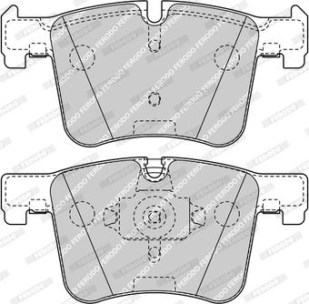 Ferodo FDB4394-D - Комплект спирачно феродо, дискови спирачки vvparts.bg