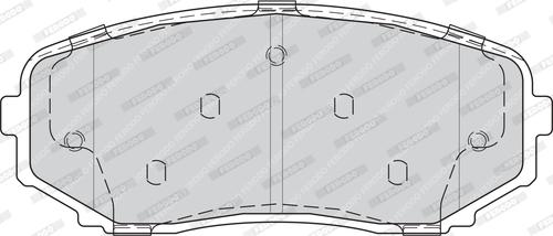 Ferodo FDB4365 - Комплект спирачно феродо, дискови спирачки vvparts.bg