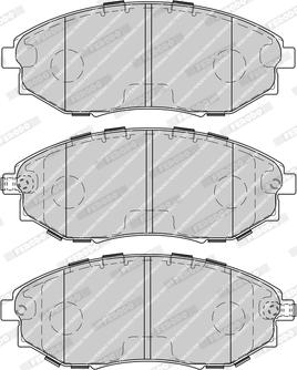 Ferodo FDB4304-D - Комплект спирачно феродо, дискови спирачки vvparts.bg