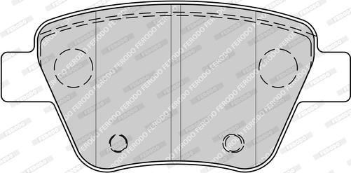 Ferodo FDB4316-D - Комплект спирачно феродо, дискови спирачки vvparts.bg