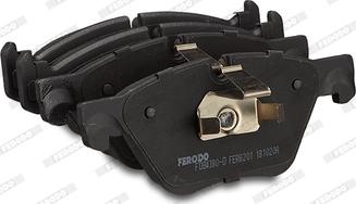 Ferodo FDB4380-D - Комплект спирачно феродо, дискови спирачки vvparts.bg