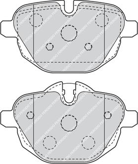 Ferodo FDB4376G - Комплект спирачно феродо, дискови спирачки vvparts.bg