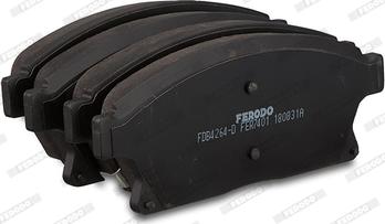 Ferodo FDB4264-D - Комплект спирачно феродо, дискови спирачки vvparts.bg