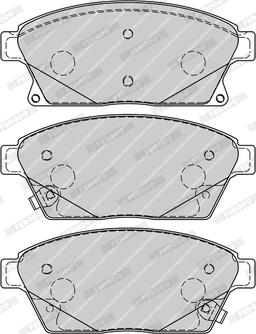 Ferodo FDB4264-D - Комплект спирачно феродо, дискови спирачки vvparts.bg