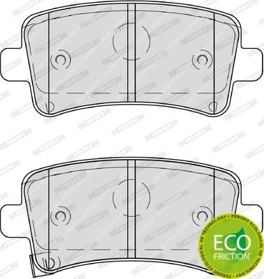 Ferodo FDB4209 - Комплект спирачно феродо, дискови спирачки vvparts.bg