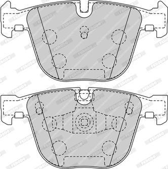 Ferodo FDB4286-D - Комплект спирачно феродо, дискови спирачки vvparts.bg