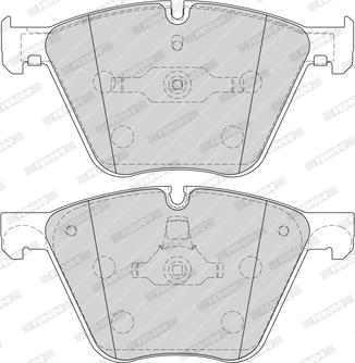 Ferodo FDB4287 - Комплект спирачно феродо, дискови спирачки vvparts.bg