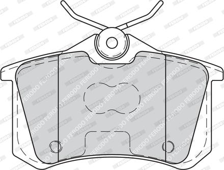 Ferodo FDB4222 - Комплект спирачно феродо, дискови спирачки vvparts.bg