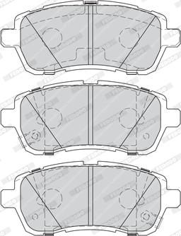 Ferodo FDB4279 - Комплект спирачно феродо, дискови спирачки vvparts.bg