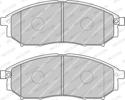 Ferodo FDB4757-D - Комплект спирачно феродо, дискови спирачки vvparts.bg