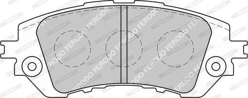 Ferodo FDB4710-D - Комплект спирачно феродо, дискови спирачки vvparts.bg