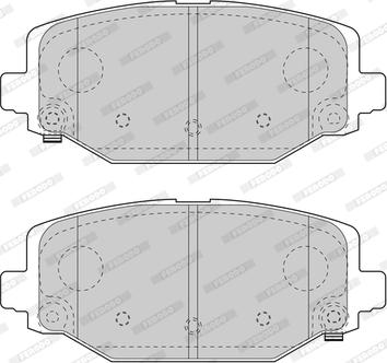 Ferodo FDB4778-D - Комплект спирачно феродо, дискови спирачки vvparts.bg