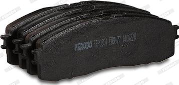 Ferodo FDB477-D - Комплект спирачно феродо, дискови спирачки vvparts.bg