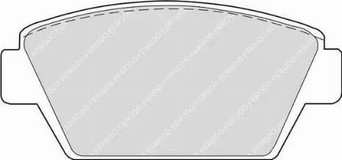 EBC Brakes 576 - Комплект спирачно феродо, дискови спирачки vvparts.bg