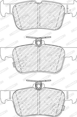 Ferodo FDB5174 - Комплект спирачно феродо, дискови спирачки vvparts.bg