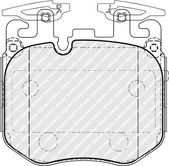 Ferodo FDB5173 - Комплект спирачно феродо, дискови спирачки vvparts.bg