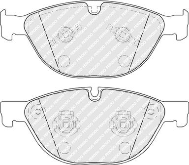 Ferodo FDB5270 - Комплект спирачно феродо, дискови спирачки vvparts.bg