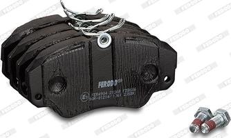 Ferodo FDB686 - Комплект спирачно феродо, дискови спирачки vvparts.bg