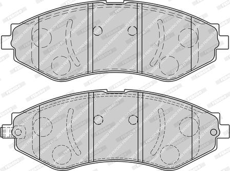 Ferodo FDB1905-D - Комплект спирачно феродо, дискови спирачки vvparts.bg