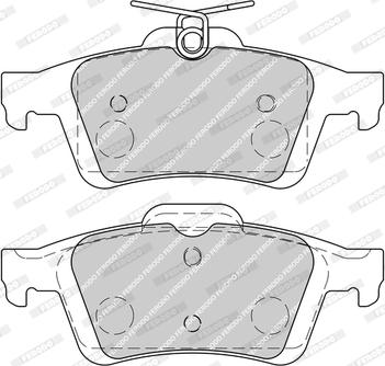 Ferodo FDB1931-D - Комплект спирачно феродо, дискови спирачки vvparts.bg