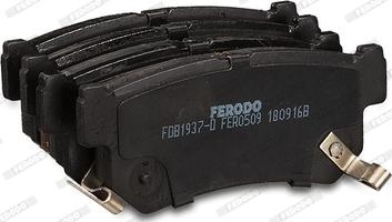 Ferodo FDB1937-D - Комплект спирачно феродо, дискови спирачки vvparts.bg