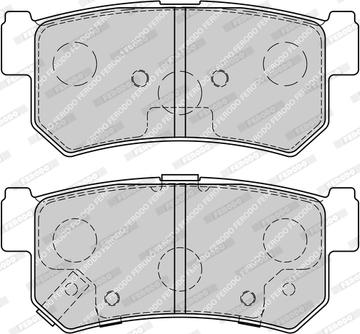 Ferodo FDB1937-D - Комплект спирачно феродо, дискови спирачки vvparts.bg