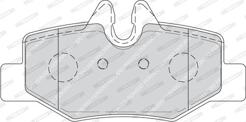 Ferodo FDB1494 - Комплект спирачно феродо, дискови спирачки vvparts.bg