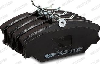 Ferodo FDB1420 - Комплект спирачно феродо, дискови спирачки vvparts.bg