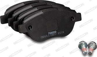 Ferodo FDB1476-D - Комплект спирачно феродо, дискови спирачки vvparts.bg