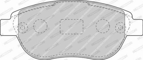 Ferodo FDB1476-OES - Комплект спирачно феродо, дискови спирачки vvparts.bg