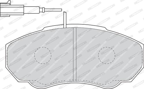 Ferodo FDB1478 - Комплект спирачно феродо, дискови спирачки vvparts.bg