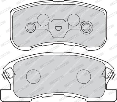 Ferodo FDB1501 - Комплект спирачно феродо, дискови спирачки vvparts.bg