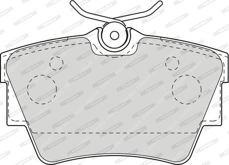 Ferodo FDB1516 - Комплект спирачно феродо, дискови спирачки vvparts.bg