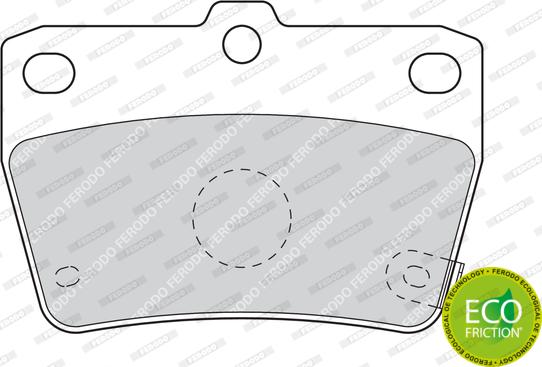 Ferodo FDB1531 - Комплект спирачно феродо, дискови спирачки vvparts.bg