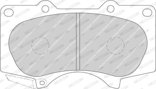 Ferodo FDB1698-D - Комплект спирачно феродо, дискови спирачки vvparts.bg