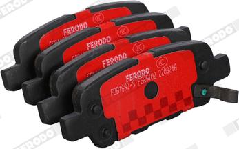 Ferodo FDB1693-S - Комплект спирачно феродо, дискови спирачки vvparts.bg