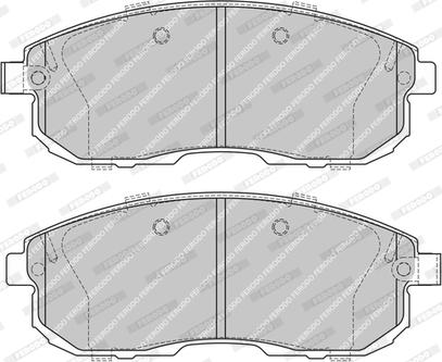 Ferodo FDB1692-D - Комплект спирачно феродо, дискови спирачки vvparts.bg