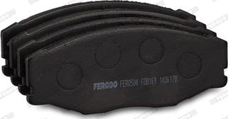 Ferodo FDB169-D - Комплект спирачно феродо, дискови спирачки vvparts.bg