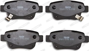 Ferodo FDB1649-D - Комплект спирачно феродо, дискови спирачки vvparts.bg