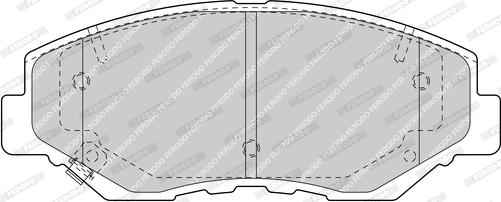 Ferodo FDB1658-D - Комплект спирачно феродо, дискови спирачки vvparts.bg