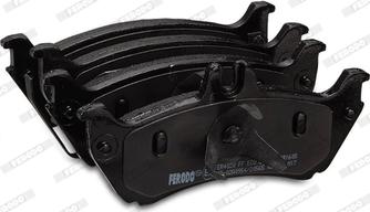 Ferodo FDB1608 - Комплект спирачно феродо, дискови спирачки vvparts.bg