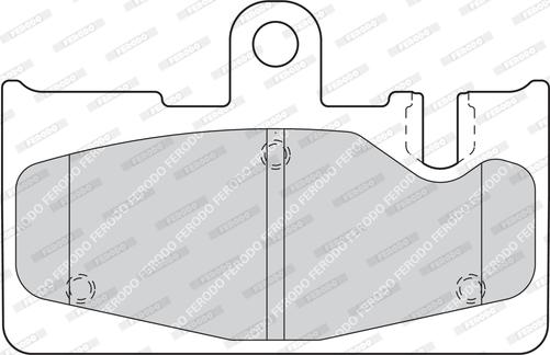 Ferodo FDB1689 - Комплект спирачно феродо, дискови спирачки vvparts.bg